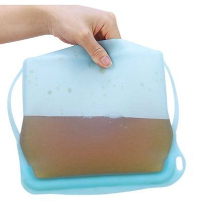 Sac de cuisson en silicone de qualité alimentaire pour stockage imperméable et réutilisable Épaisseur 1 mm