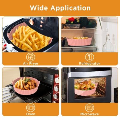 1.96cm*17cm*6.5cm Silicone Air Fryer Liner pour les besoins de cuisson durables et réutilisables