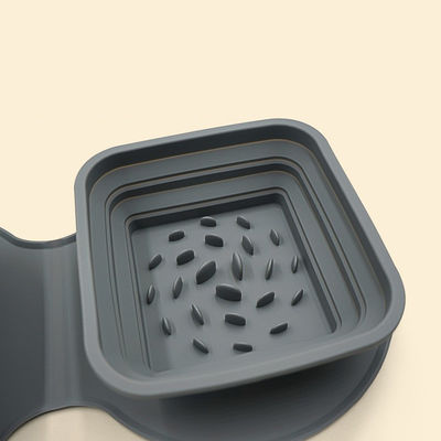 Des bols pour chiens en silicone pour animaux de compagnie de qualité alimentaire pour les voyages et le camping
